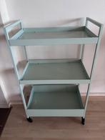 Bijzettafel Nissafors roltafel ikea, Minder dan 55 cm, Gebruikt, Metaal of Aluminium, Ophalen of Verzenden