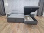 GRATIS LEVERING | Mooi Grijs Hoekbank met Slaapfunctie, Info@banxtel.nl, 3194DC, Verzenden, Hoekbank