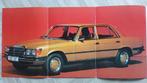 1972 prachtige zeldzame Mercedes 350 SE V8 - S klasse folder, Ophalen of Verzenden, Zo goed als nieuw, Mercedes