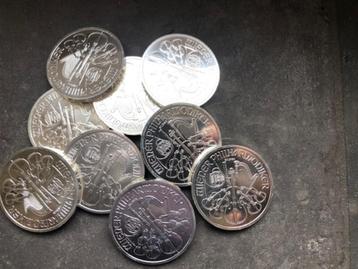 2010 Austria - Wiener philharmonikers - 9 x 1 oz silver beschikbaar voor biedingen