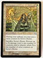 MtG : Urza's Saga - Serra's Hymn - uncommon, Ophalen, Zo goed als nieuw, Losse kaart