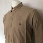 Ralph Lauren shirt - overhemd - heren soft light brown, Kleding | Heren, Overhemden, Halswijdte 43/44 (XL), Zo goed als nieuw