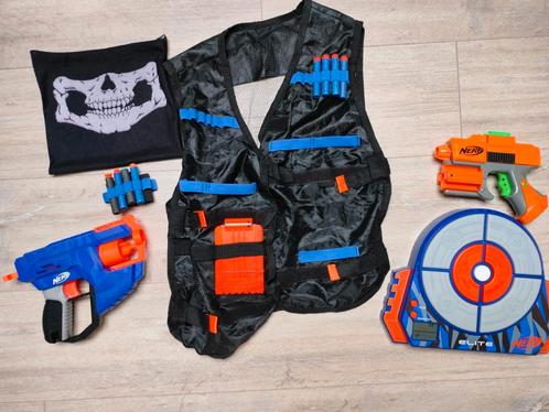 Grote Nerf set te koop, Kinderen en Baby's, Speelgoed | Buiten | Actiespeelgoed, Zo goed als nieuw, Ophalen of Verzenden