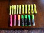 17 Textmarkers diverse kleuren., Verzenden, Nieuw