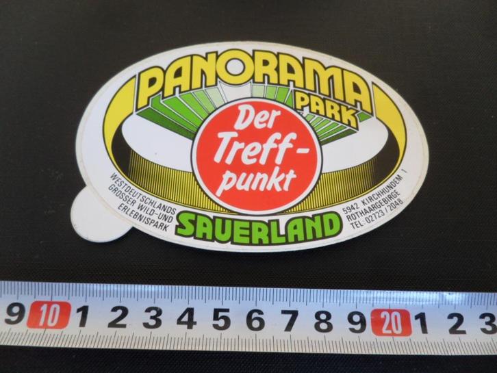 sticker panorama park der treffpunkt sauerland kirchhundem, Verzamelen, Stickers, Zo goed als nieuw, Ophalen