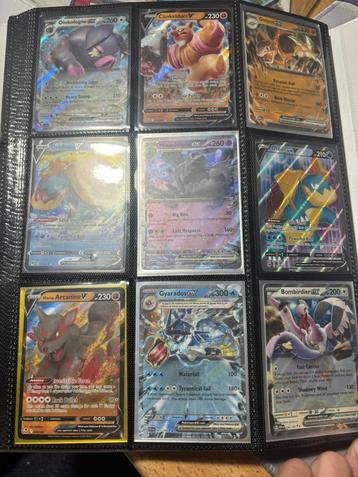 9 Pokemon Kaarten V/EX beschikbaar voor biedingen