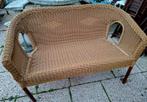 2 stuks Stevige 2-zits, rotan (rattan) banken, Tuin en Terras, Tuinbanken, Ophalen, Rotan