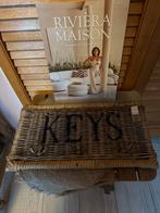 Riviera Maison Rattan Key’s Rek 40/20cm, Ophalen of Verzenden, Zo goed als nieuw