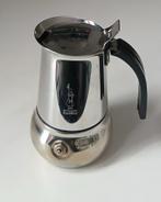 Bialetti rvs 2kops percolator, Witgoed en Apparatuur, Koffiezetapparaten, Ophalen, Gebruikt, Espresso apparaat, Gemalen koffie