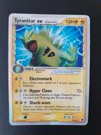 Tyranitar ex 99/101 holo pokemon kaart, Ophalen of Verzenden, Gebruikt