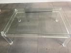 Salontafel plexiglas/glas 120 x 80 x 43 cm, Huis en Inrichting, Tafels | Salontafels, Ophalen, 100 tot 150 cm, 50 tot 100 cm, Minder dan 50 cm