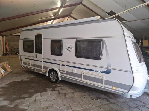 Fendt 540 enkele bedden ,mover ,Voortent,luifel, Caravans en Kamperen, Caravans, Particulier, tot en met 4, Rondzit, Fendt, Luifel