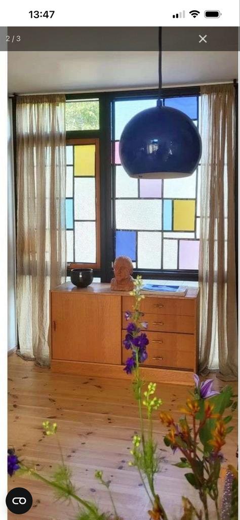 Ball hanglamp van Benny Frandsen - Blauw, Ophalen of Verzenden, Nieuw, Metaal, Minder dan 50 cm