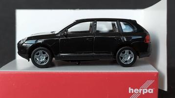 Porsche Cayenne black 1:87 H0 Herpa Pol  beschikbaar voor biedingen