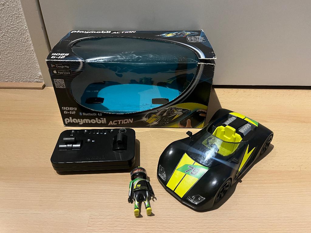 Playmobil 9089 action racer RC, Ophalen of Verzenden, Zo goed als nieuw, Complete set