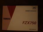 Yamaha FZX 750 owners manual, Motoren, Yamaha