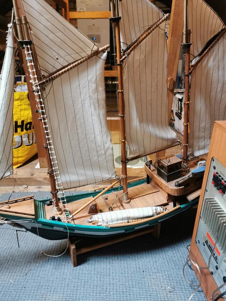 Mooi model zeilboot, Hobby en Vrije tijd, Modelbouw | Boten en Schepen, Zo goed als nieuw, Groter dan 1:32, Overige merken, Ophalen of Verzenden