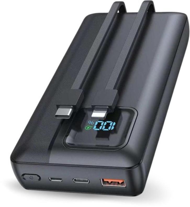 Powerbank 30000 mAh 22.5W Snellader - USB-A/USB-C, Telecommunicatie, Powerbanks, Nieuw, Verzenden