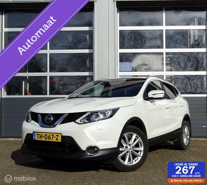 Nissan Qashqai 1.2 Tekna AUTOMAAT NAVI|CAMERA, Auto's, Nissan, Bedrijf, Te koop, Qashqai, 360° camera, ABS, Achteruitrijcamera