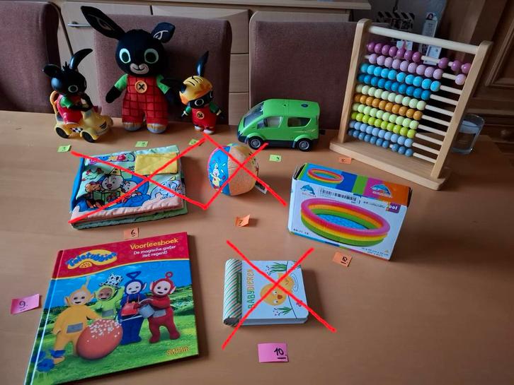 Speelgoedpakket: Bing, Bumba, Teletubbies & meer!, Kinderen en Baby's, Speelgoed | Overig, Zo goed als nieuw, Jongen of Meisje