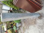 gegalvaniseerde Metalen kolom 12 x  12 cm 118 cm hoog, Ophalen, Zo goed als nieuw, IJzer