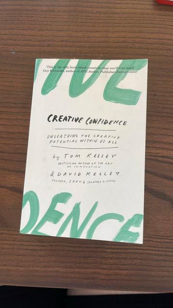 Creative confidence - Tom Kelley - david kellem beschikbaar voor biedingen