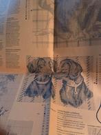 Borduurpatronen Honden & Natuur, Hobby en Vrije tijd, Borduren en Borduurmachines, Ophalen of Verzenden, Gebruikt, Handborduren