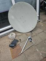 Schotelantenne compleet met satellietontvanger, Audio, Tv en Foto, Schotelantennes, Ophalen, Gebruikt