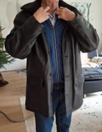 Leren halflange wintercoat voor heren, Ophalen, Maat 48/50 (M), Zwart, Arma