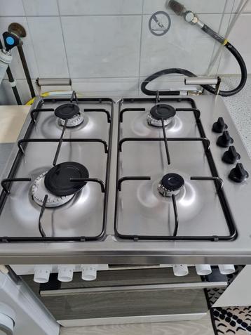 Bosch RVS Gaskookplaat - Gasslang - Schoon en Goedp beschikbaar voor biedingen