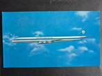Grote ansichtkaart getekende KLM Douglas DC-8-63 (A256), Verzamelen, Ophalen of Verzenden, Gebruikt, Kaart, Foto of Prent
