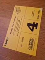 TOEGANGSBEWIJS RON'S HONEYMOONQUIZ 1989, Ophalen of Verzenden, Boek, Tijdschrift of Artikel