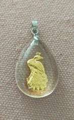 Gouden hanger 999 pauw, Verzenden, Nieuw, Goud, Goud