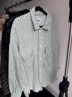 Zara lang groen tweed jasje, Zara, Zara, Maat 42/44 (L), Ophalen of Verzenden