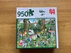 Legpuzzel/Rien Poortvliet/ 950 st. At the forest edge with, Ophalen of Verzenden, 500 t/m 1500 stukjes, Zo goed als nieuw