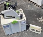 Festool TS 55 REBQ invalzaag plus 3 geleiderails, Doe-het-zelf en Verbouw, Gereedschap | Zaagmachines, Ophalen, Gebruikt, Invalzaag