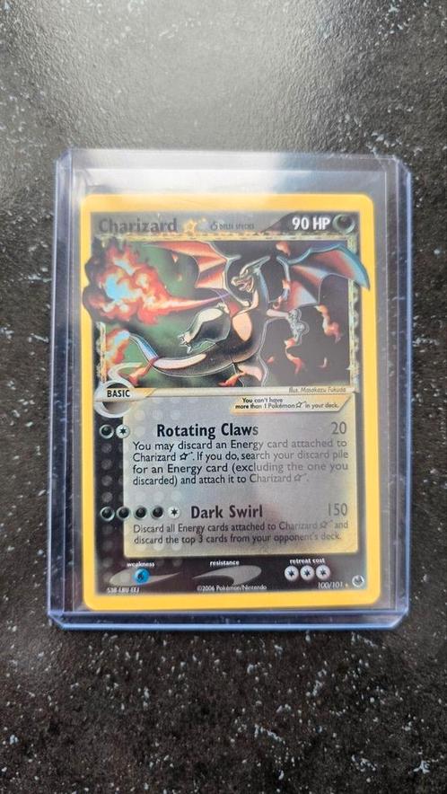 Charizard Delta Species Pokémon Kaart - Zeldzaam!, Hobby en Vrije tijd, Verzamelkaartspellen | Pokémon, Gebruikt, Losse kaart