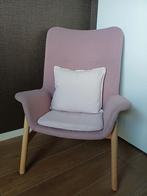 Fauteuil (Vedbo) met hoge rugleuning, oudroze, Ikea, Huis en Inrichting, Stoelen, Ophalen, Gebruikt, Overige kleuren, Hout