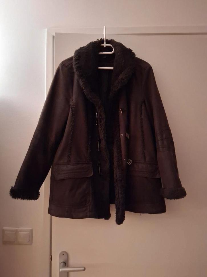 Jas winterjas Bonita maat 44, Kleding | Dames, Jassen | Winter, Zo goed als nieuw, Maat 42/44 (L), Bruin, Ophalen of Verzenden