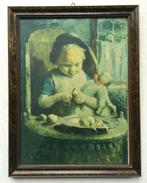 Mooie prent naar schilderij Huismoedertje, Evert Pieters., Ophalen of Verzenden