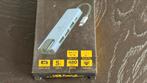 ADAPTER 5–IN-1 USB C naar USB A HUB HDMI LAN PD DOCKING, Computers en Software, Dockingstations, Ophalen of Verzenden, Zo goed als nieuw