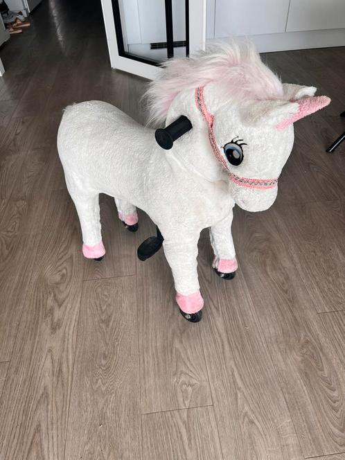 Pony Ride rijpaardje Unicorn, Kinderen en Baby's, Speelgoed | Buiten | Actiespeelgoed, Gebruikt, Ophalen
