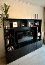 Woood Exclusive Maxel Zwart Grenen TV Meubel, Huis en Inrichting, Ophalen, Nieuw, 200 cm of meer, 25 tot 50 cm