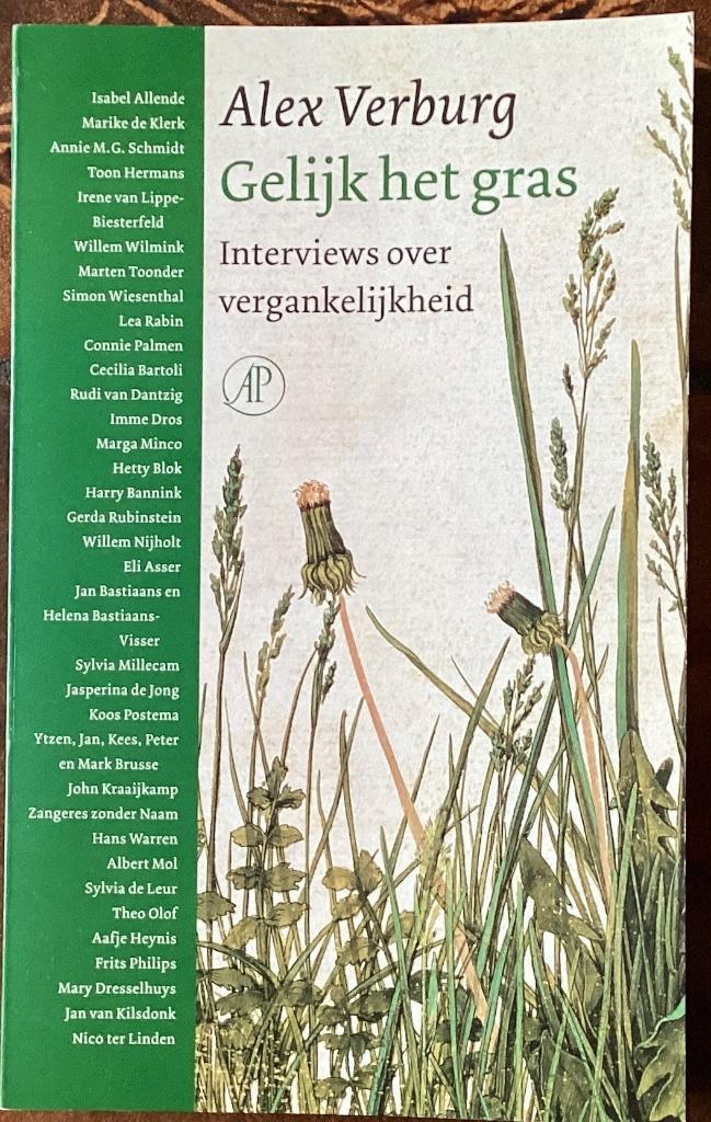 Gelijk het gras – Interviews over vergankelijkheid, Boeken, Essays, Columns en Interviews, Zo goed als nieuw, Ophalen of Verzenden