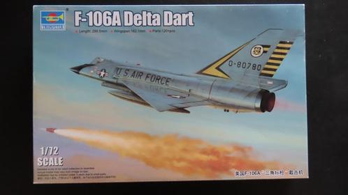 F-106 Delta Dart Trumpeter, Hobby en Vrije tijd, Modelbouw | Vliegtuigen en Helikopters, Nieuw, Vliegtuig, 1:72 tot 1:144, Overige merken