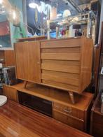 Vintage sideboard met lades mid century Jiri Jiroutek, Huis en Inrichting, Kasten | Dressoirs, Ophalen, ,, Zo goed als nieuw, ,