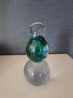 Art glas beeld "vogel" saphira glas, Antiek en Kunst, Ophalen of Verzenden