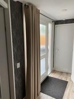 Verduisterende Gordijnen Wave Plooi karwei, Huis en Inrichting, Ophalen, 200 cm of meer, Beige, 150 tot 200 cm