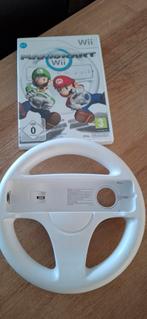 Wii Mario Kart + Stuurtje, Gebruikt, Online, Racen en Vliegen, Ophalen of Verzenden
