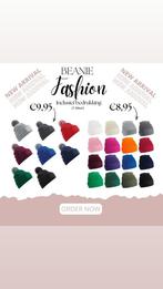 Beanie winter muts ook met pompom incl naam, Ophalen of Verzenden, Nieuw, Muts